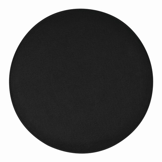 Bequemes Filz-Sitzkissen SIT DOWN, schwarz