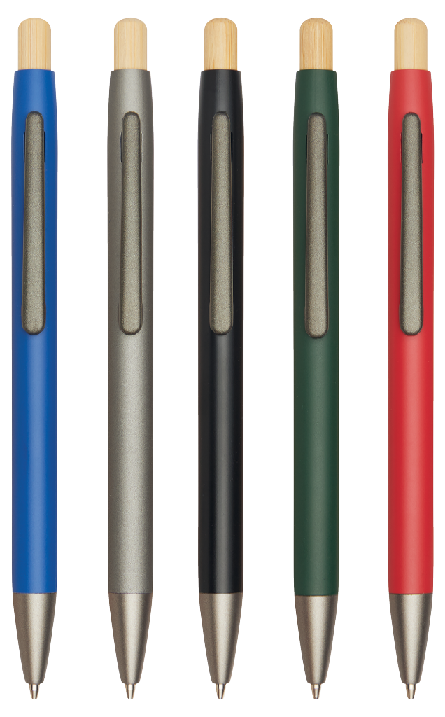 Aluminium-Kugelschreiber BAMBOO PUSHER