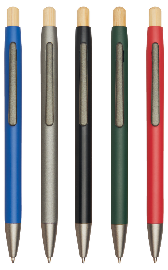 Aluminium-Kugelschreiber BAMBOO PUSHER