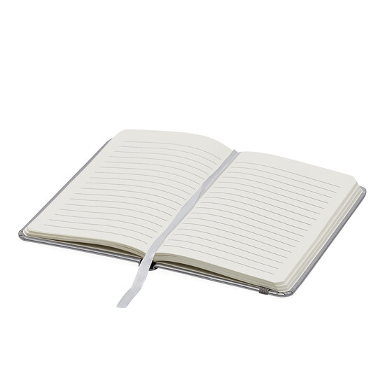 Notizbuch ATTENDANT im DIN-A6-Format, silber