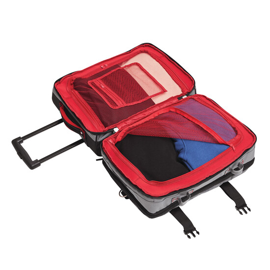 Trolley-Reisetasche BoGi S, grau, schwarz