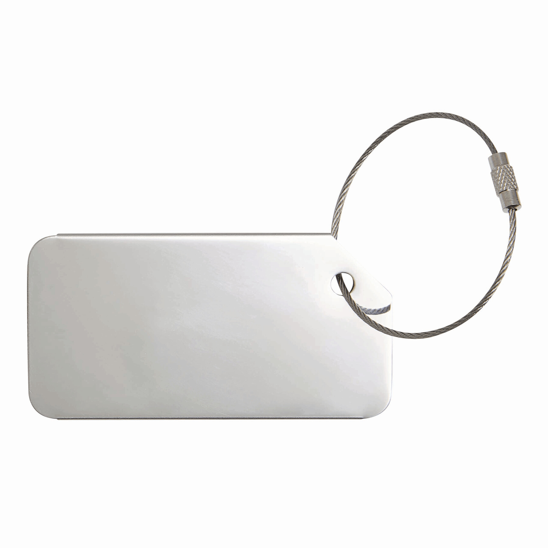 Kofferanhänger TRAVELLER, silber