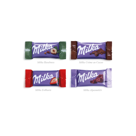 Wand-Adventskalender mit Milka Schokolade