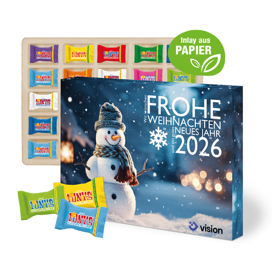 Adventskalender mit Tony's Schokolade