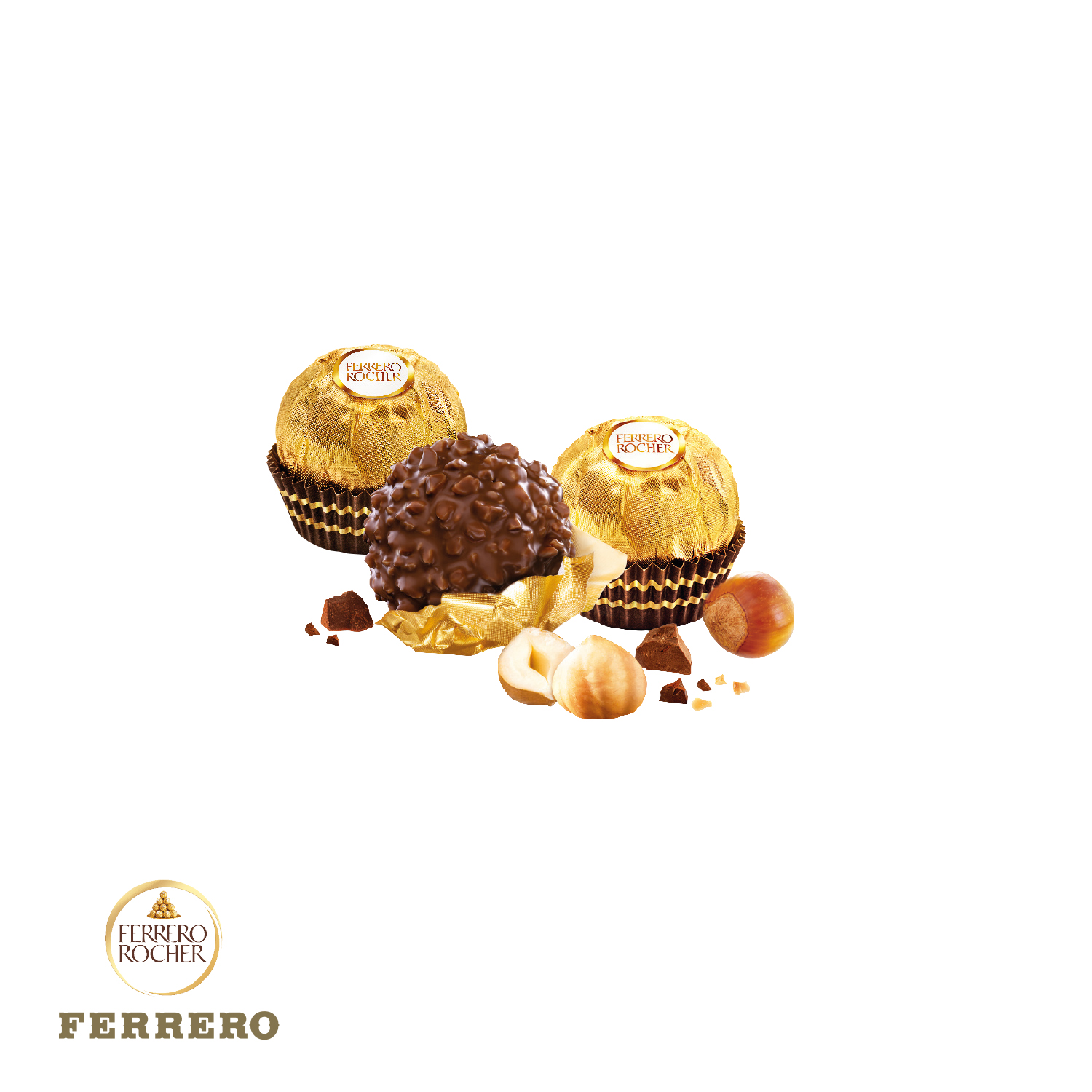 Wand-Adventskalender Ferrero Rocher, Inlay aus Papier