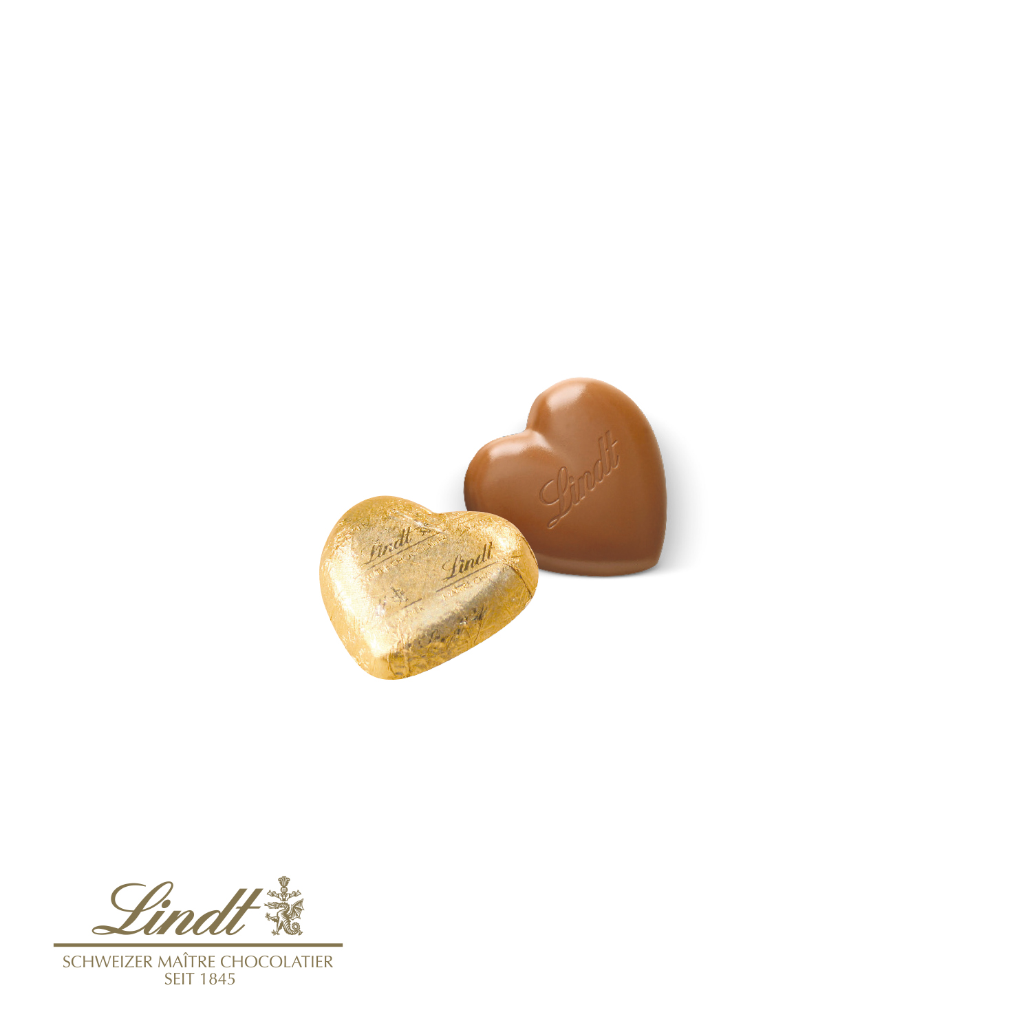 Schokokarte mit Lindt Herz
