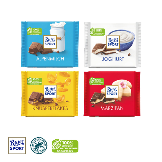 Ritter SPORT mit Werbebanderole