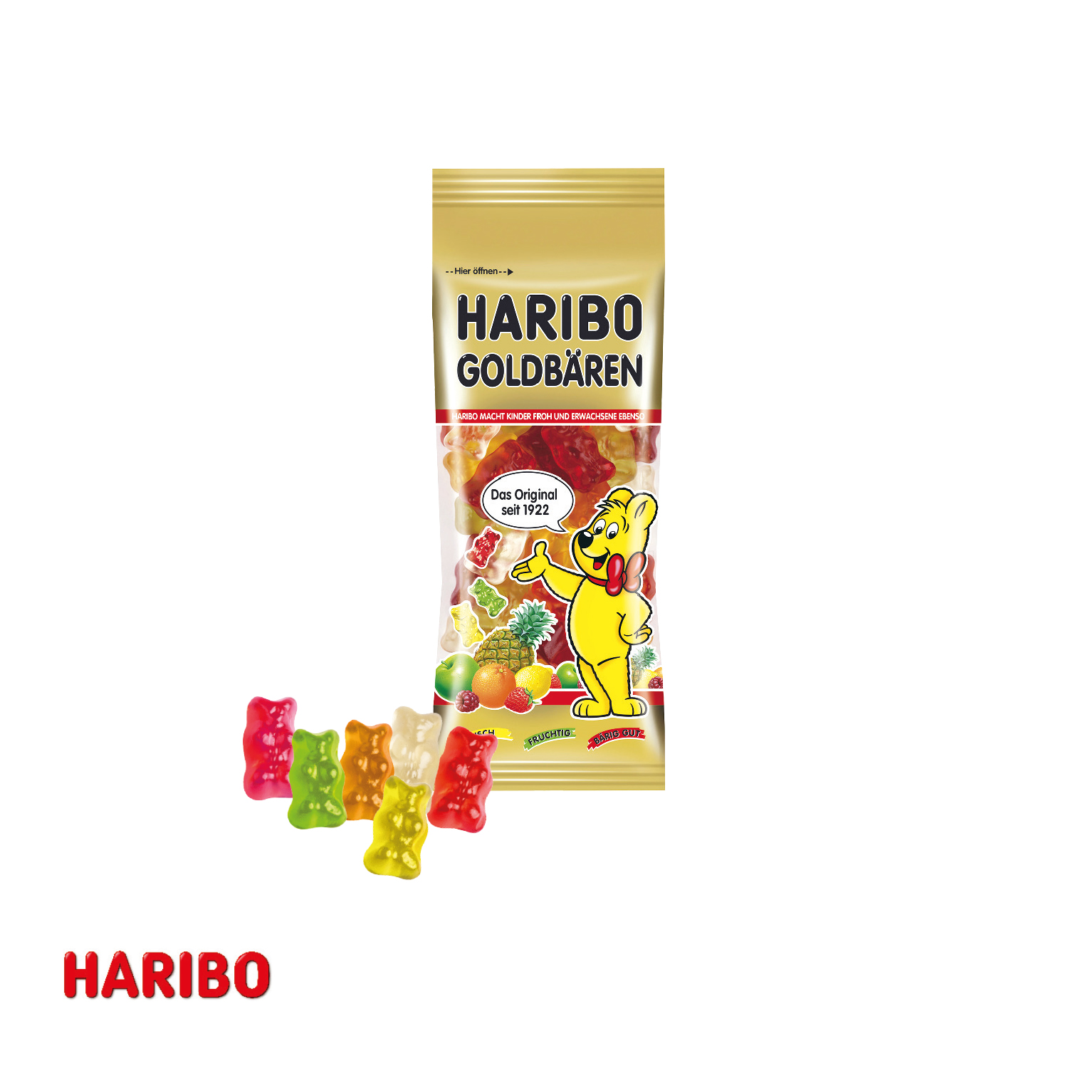 3D Präsent "Bus" mit Haribo Goldbären