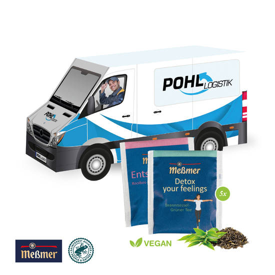 3D Präsent "Transporter" mit Meßmer