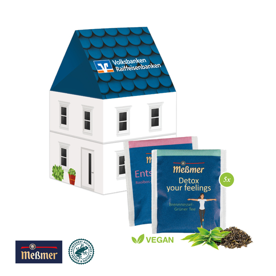 3D Präsent "Haus" mit Meßmer