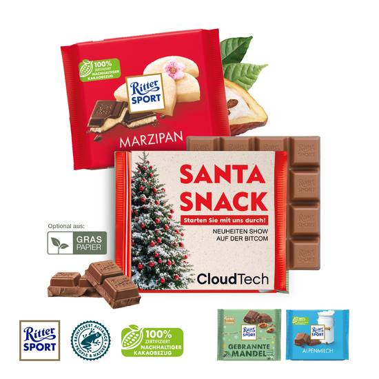 Ritter SPORT mit Werbebanderole