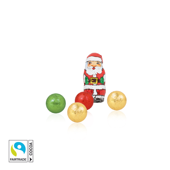 3D Präsent "Haus" mit Fairtrade® Schokolade