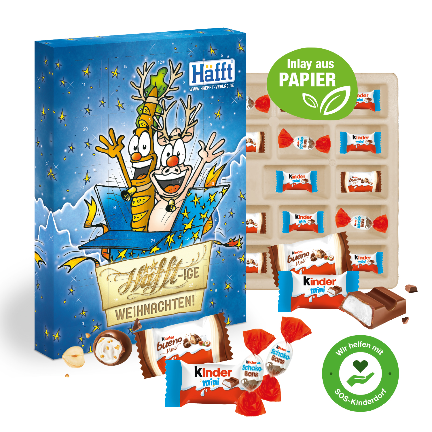 Adventskalender kinder® „Happy Moments“