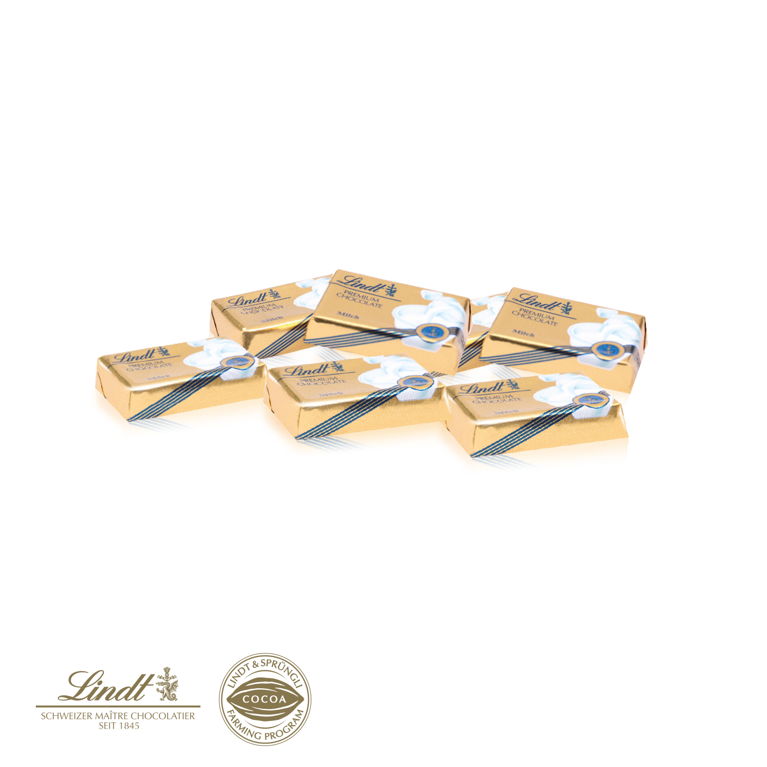 PRÄSENTBOX MIT LINDT SCHOKOTÄFELCHEN