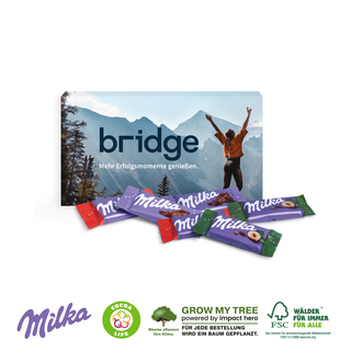 MILKA SCHOKOTÄFELCHEN IN PRÄSENTBOX