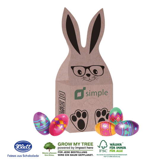 3D PRÄSENT HÄSCHEN MIT FERRERO SCHOKOLADE