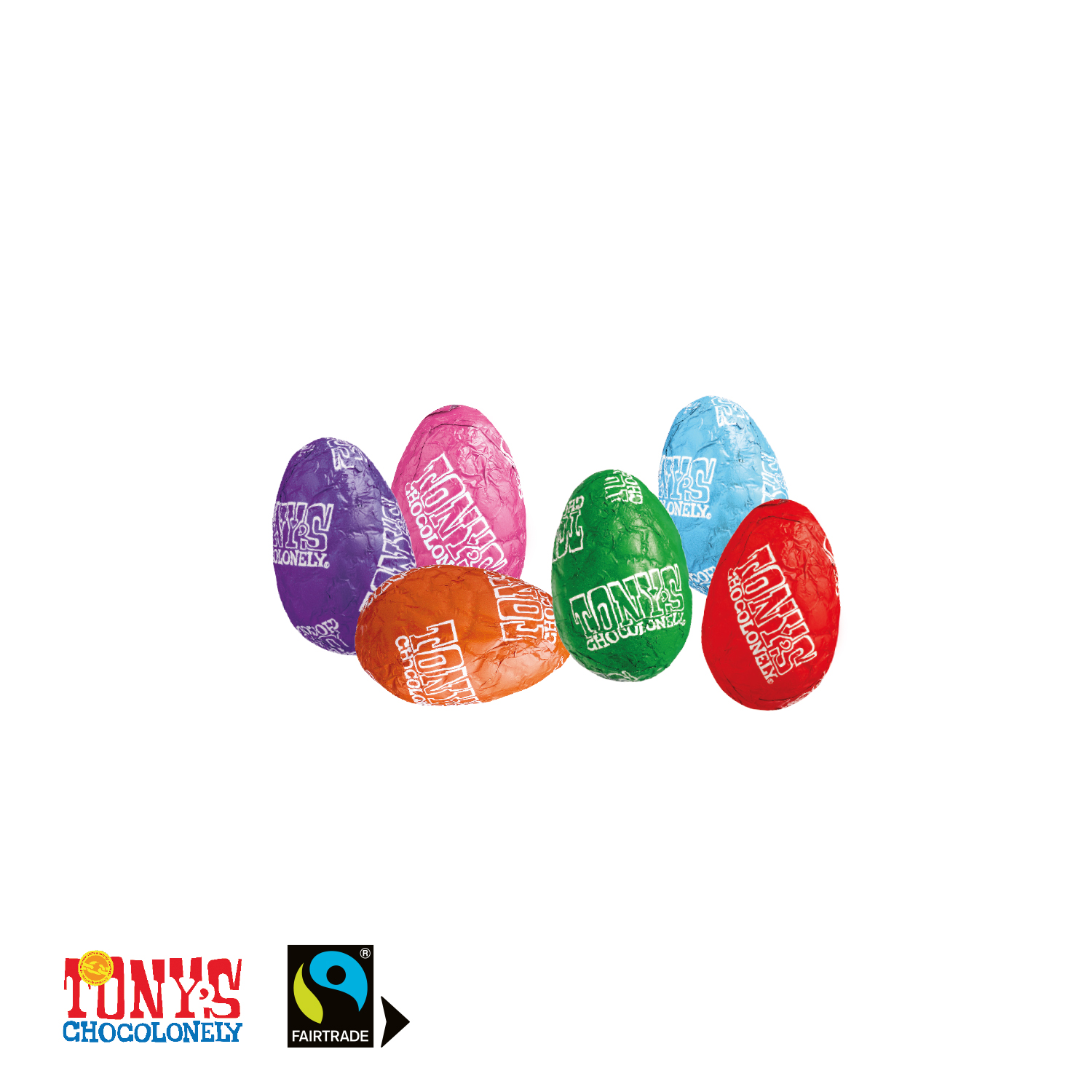 SCHOKO-EIER 6ER MIT TONY´S SCHOKOLADE