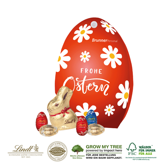 WERBE-OSTEREI MIT SCHOKOLADENMISCHUNG VON LINDT