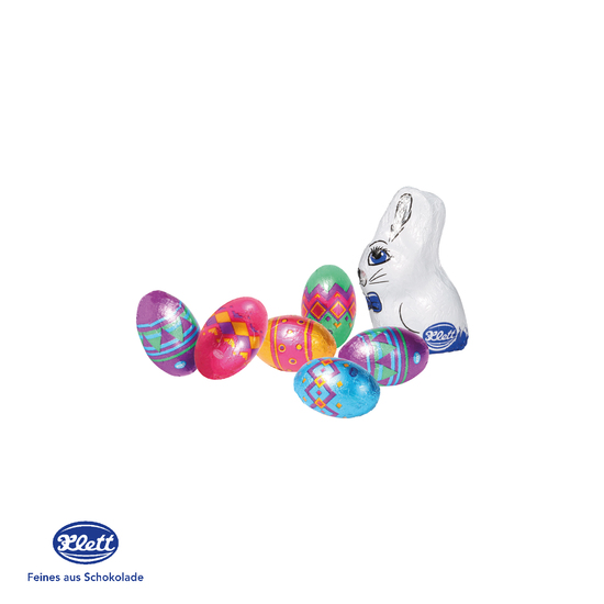WERBE-OSTEREI MIT SCHOKOLADENMISCHUNG VON KLETT