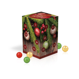 Adventskalender Cube "XL" mit Fairtrade® Schokolade