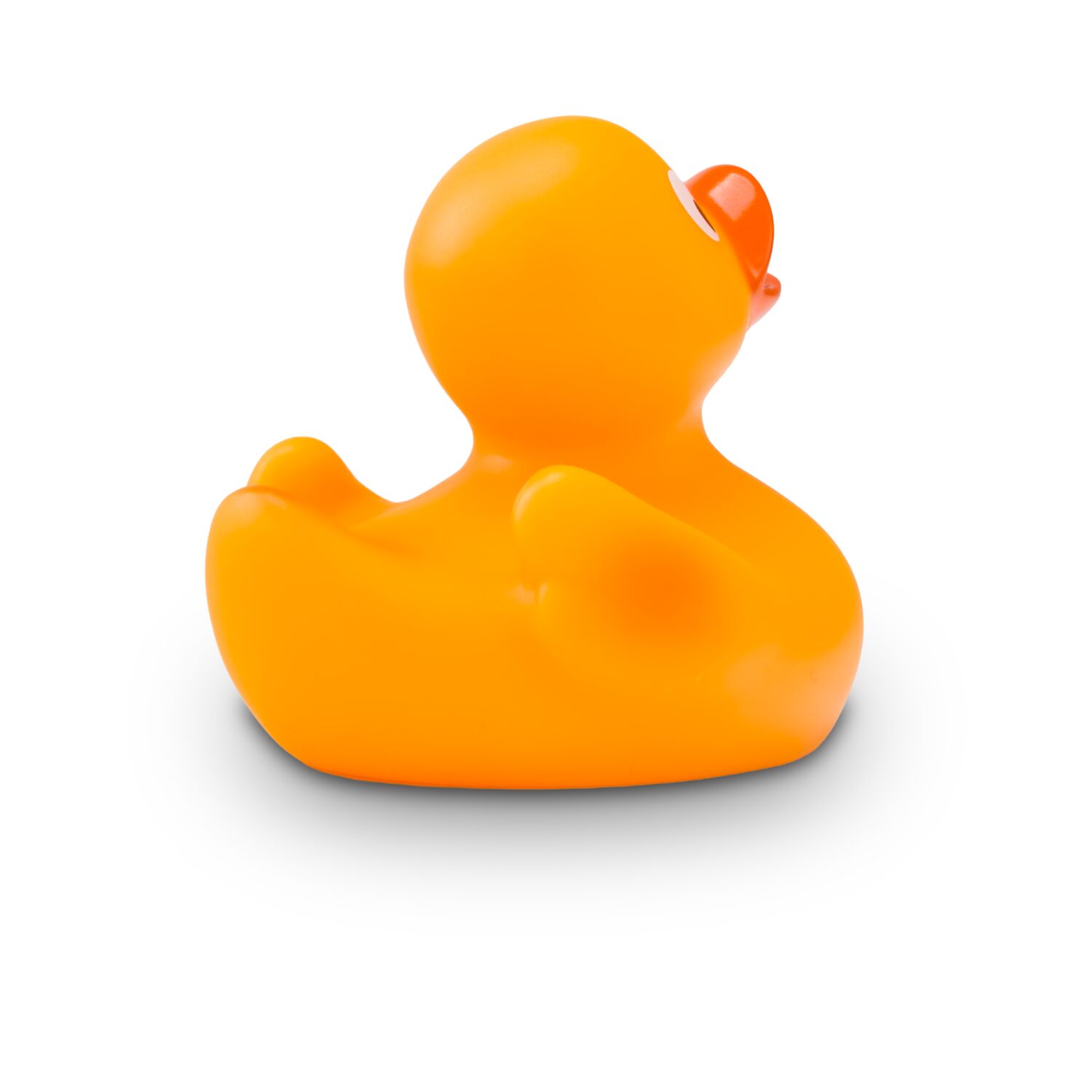 gelbe Badeente Carla Mini mit orangenem Schnabel, Größe 6cm, inkl. Quietschventil