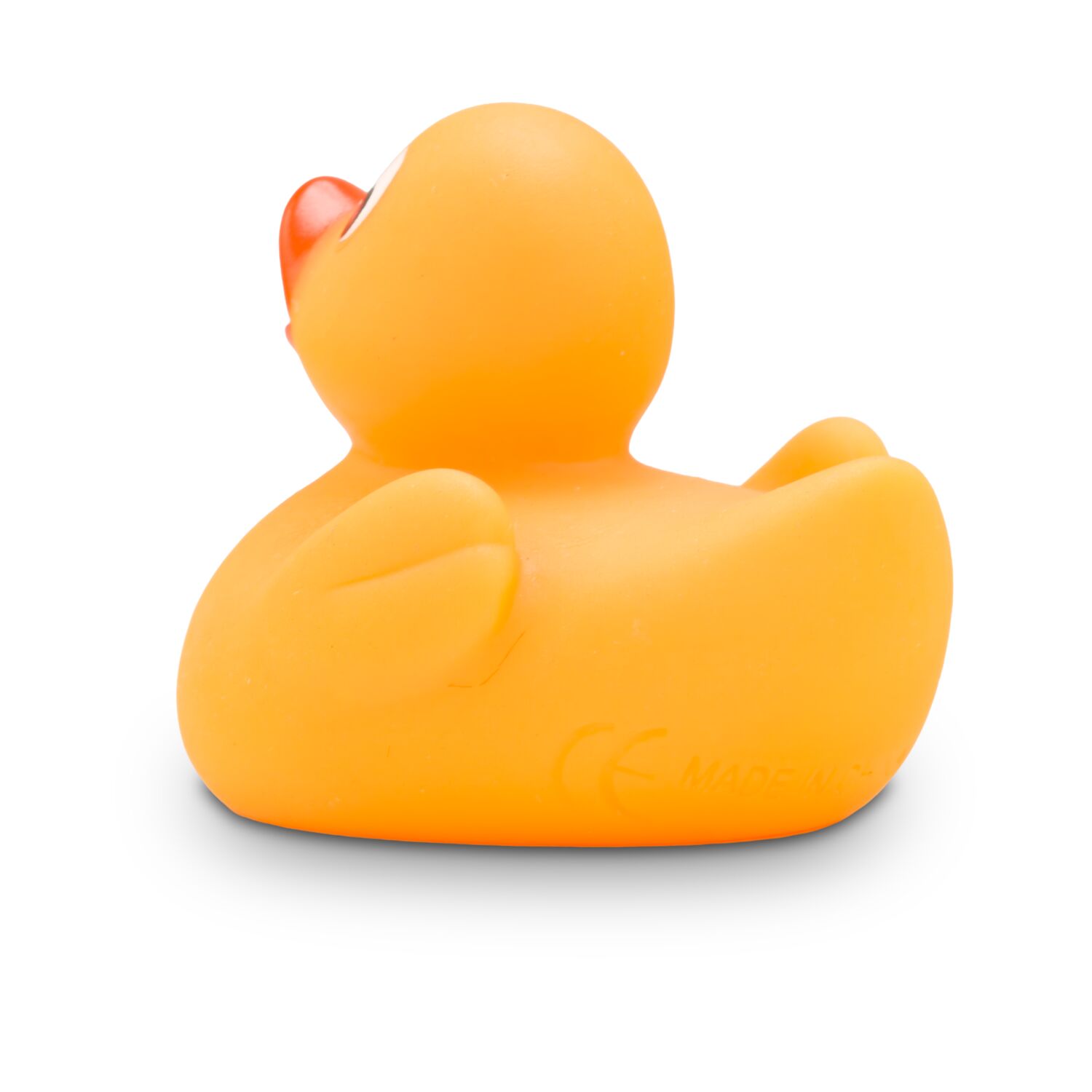 gelbe Badeente Carla XS mit orangenem Schnabel, Größe 4 cm, inkl. Quietschventil