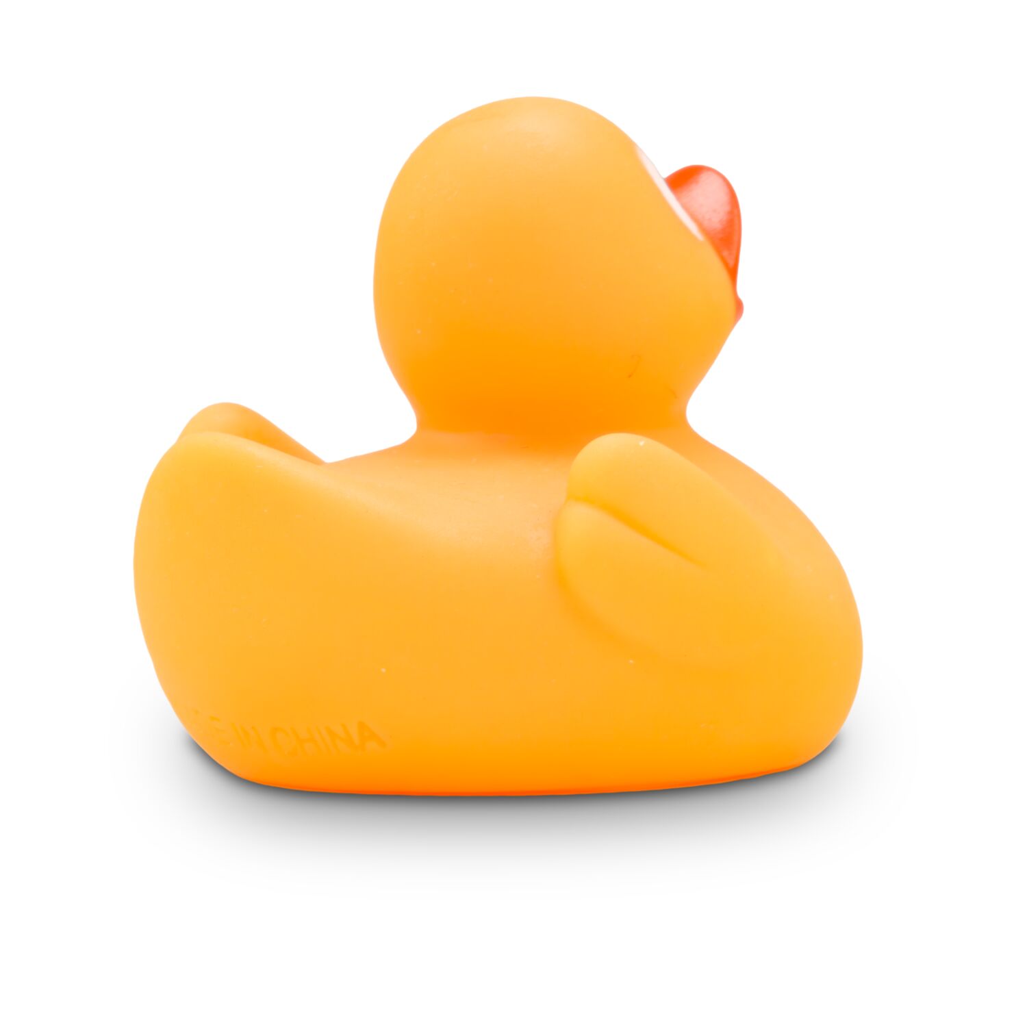 gelbe Badeente Carla XS mit orangenem Schnabel, Größe 4 cm, inkl. Quietschventil