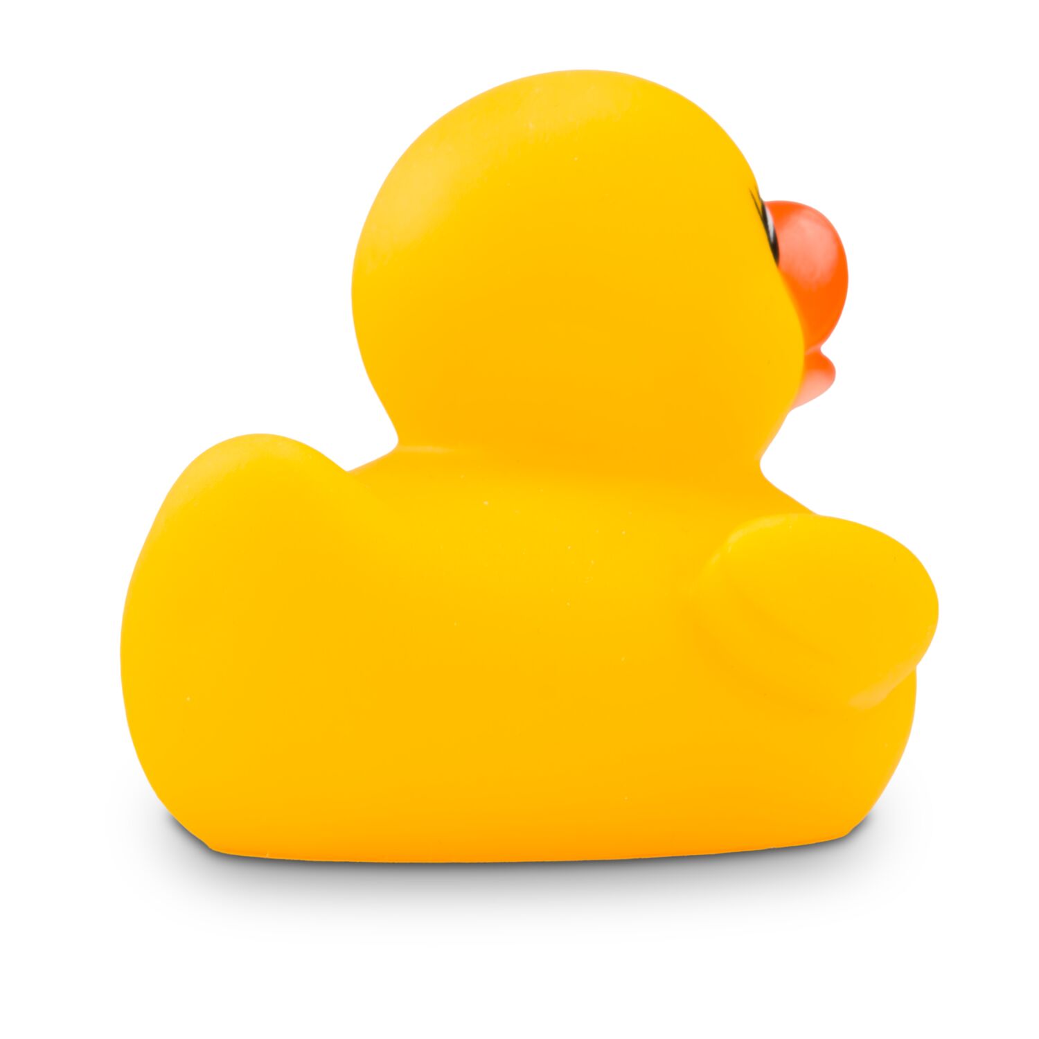 gelbe Badeente Mandy mit orangenem Schnabel und WimpernGröße: ca. 8 cm. Inklusive Quietschventil