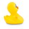 gelbe Badeente Heidi mit Wimpern und blauen Augen,Größe: ca. 10 cm. Inklusive Quietschventil