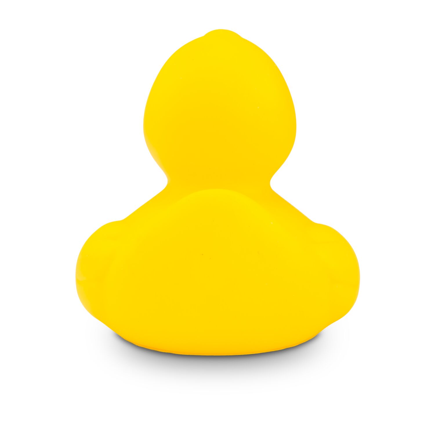 gelbe Badeente Mini-Emma in Kleinformat mit orangenem Schnabel, Größe: ca. 6 cm. Inklusive Quietschventil