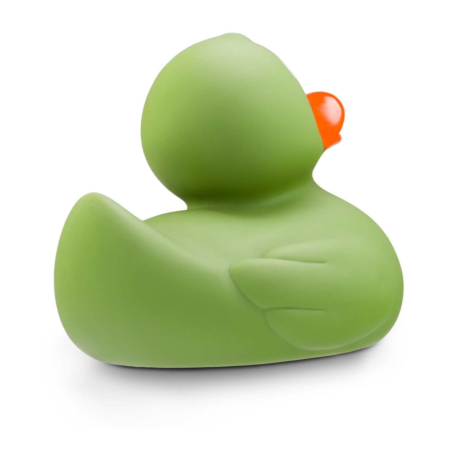 grüne Badeente Gregor XXL mit orangenem Schnabel, Größe: ca. 30 cm, inklusive Quietschventil