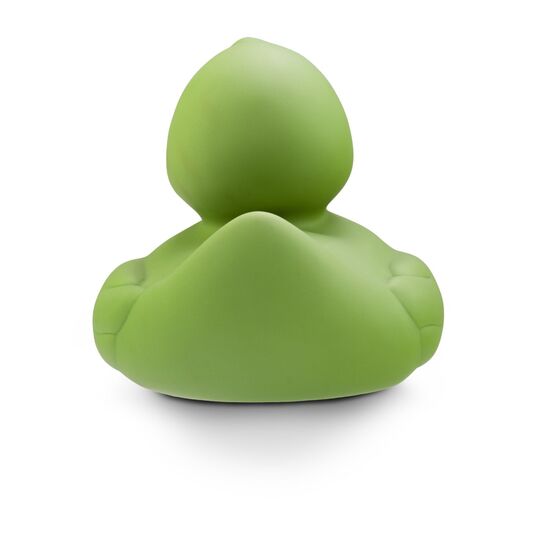 grüne Badeente Gregor XXL mit orangenem Schnabel, Größe: ca. 30 cm, inklusive Quietschventil