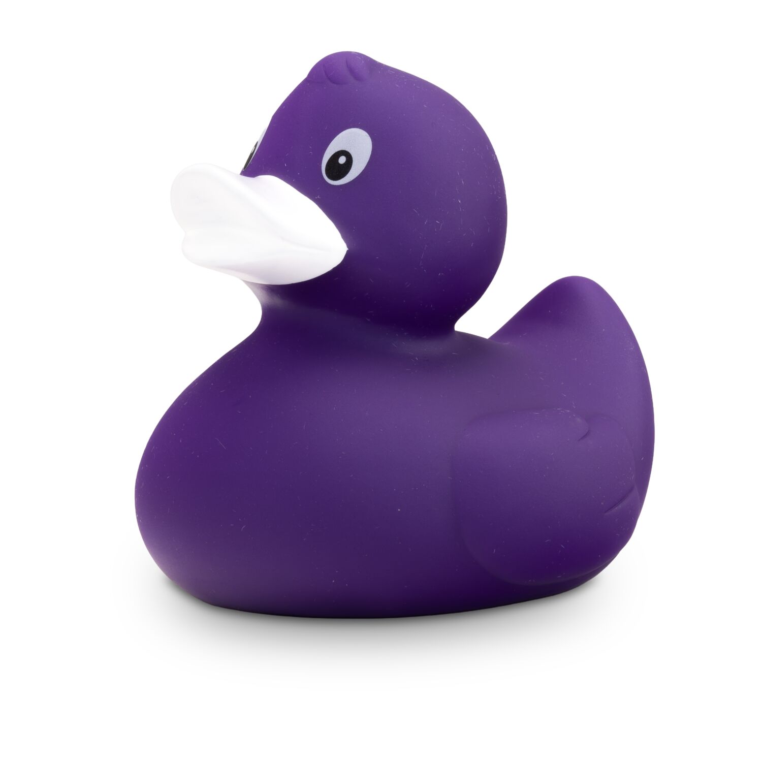 lila Werbeente Lilly mit weißem Schnabel, Größe: ca. 8 cm. Inklusive Quietschventil