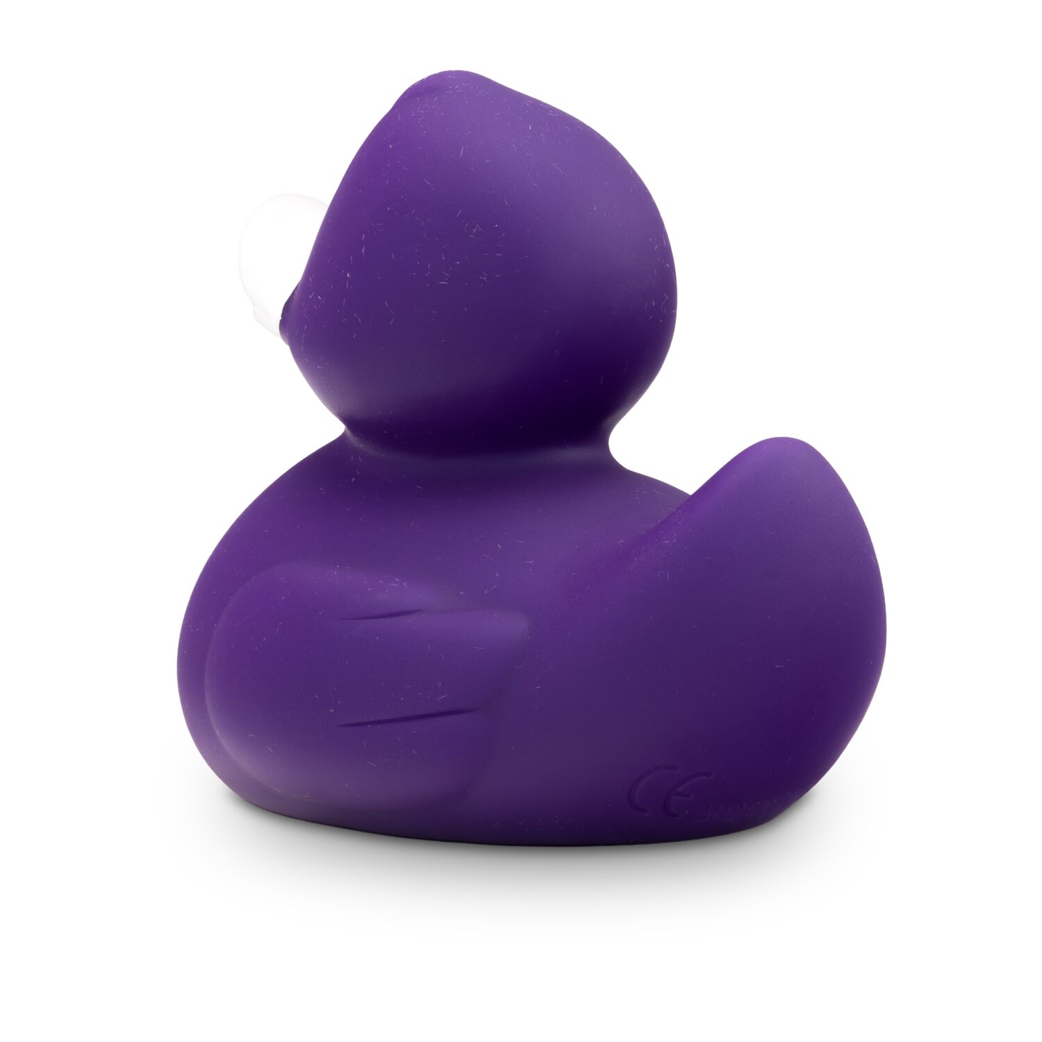 lila Werbeente Lilly mit weißem Schnabel, Größe: ca. 8 cm. Inklusive Quietschventil