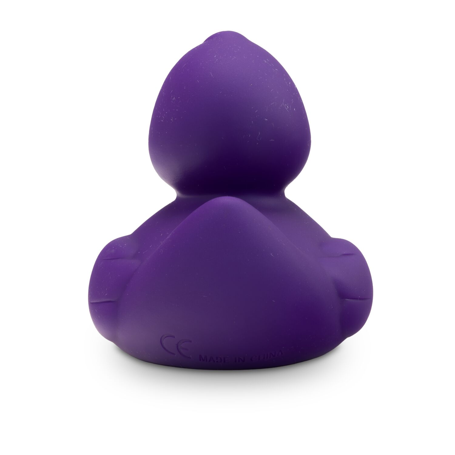 lila Werbeente Lilly mit weißem Schnabel, Größe: ca. 8 cm. Inklusive Quietschventil