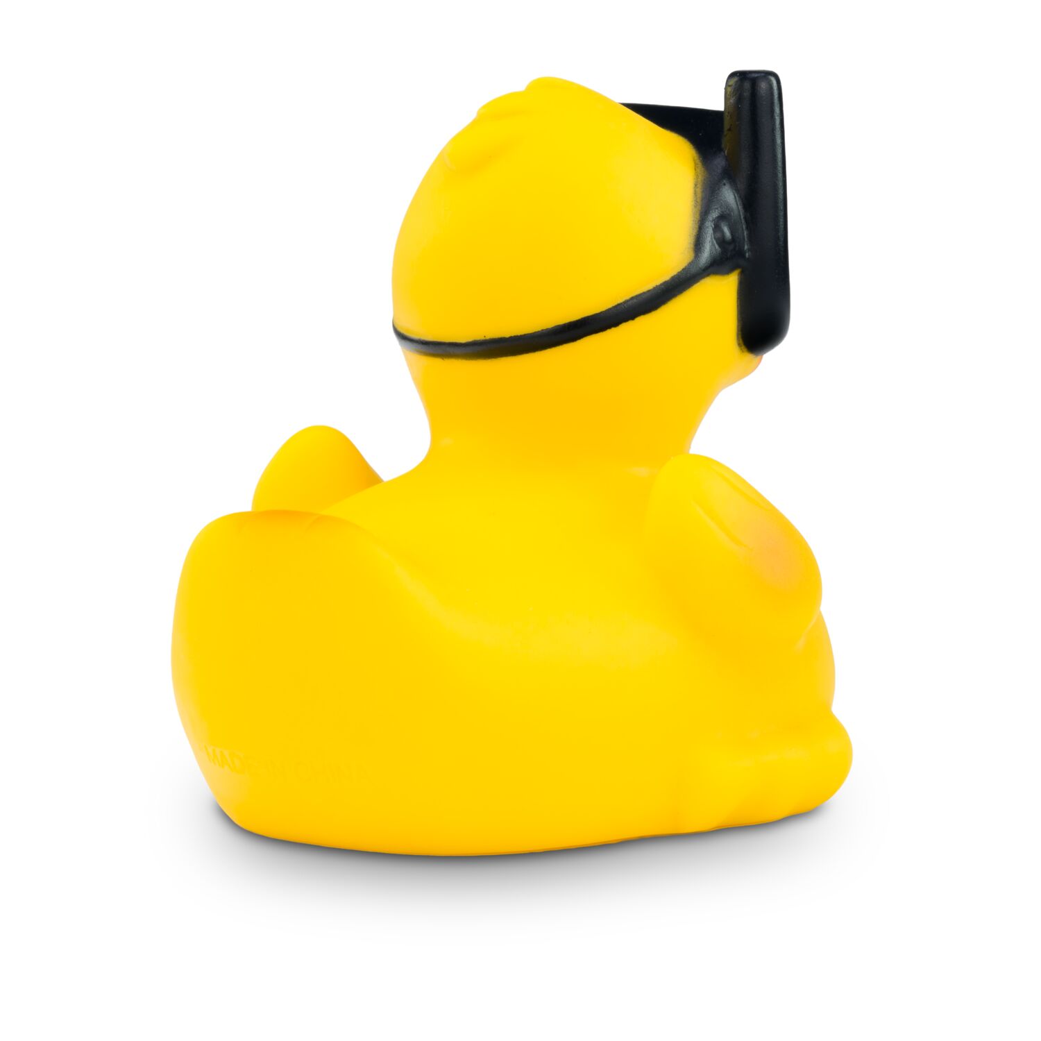 gelbe Badeente Tina Taucher mit Taucherbrille und Schnorchel, Größe: ca. 8 cm, iInklusive Quietschventil