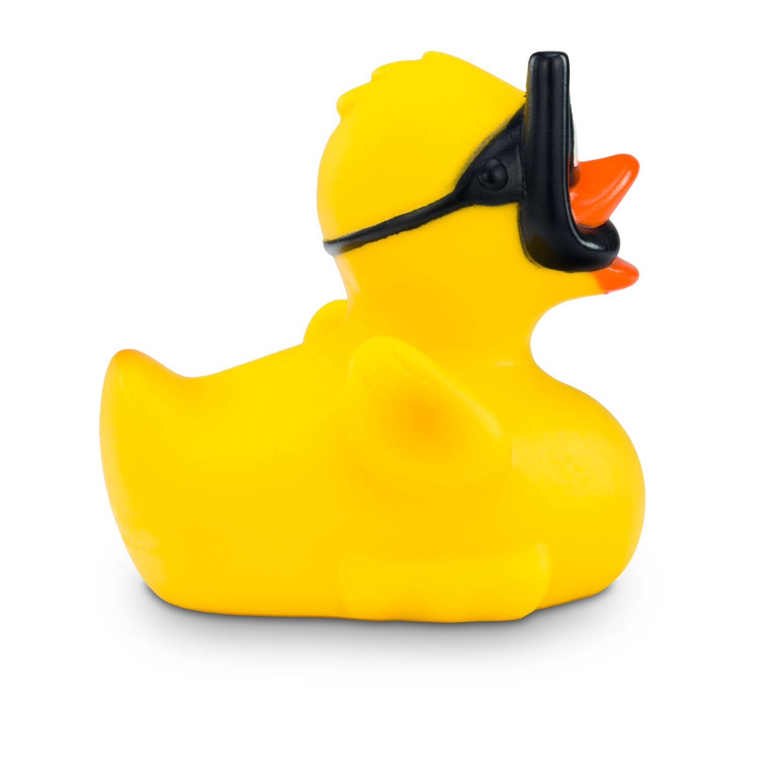 gelbe Badeente Tina Taucher mit Taucherbrille und Schnorchel, Größe: ca. 8 cm, iInklusive Quietschventil