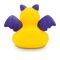 Batduck Superheld gelb-lila