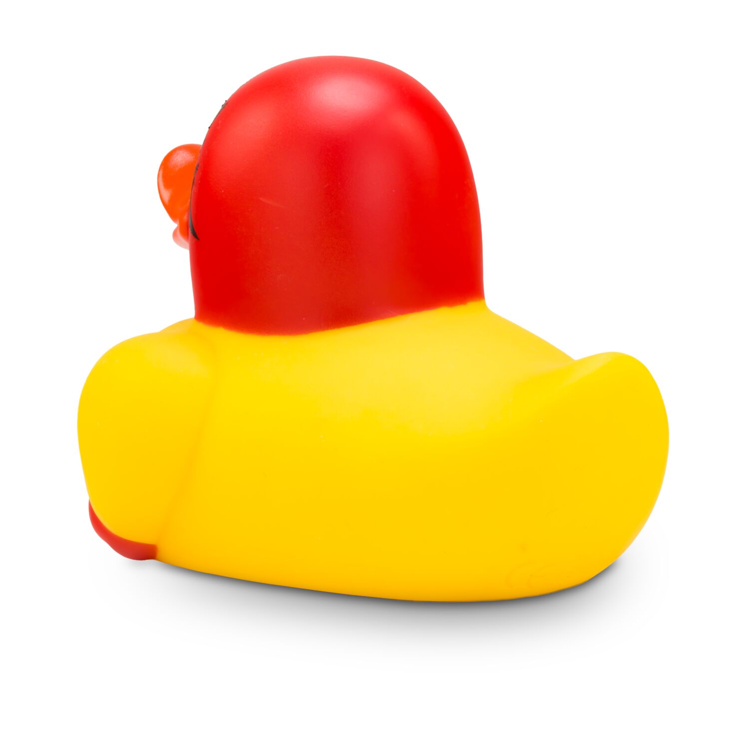 rote Werbeente Hulk Hammerfaust mit Titelgürtel und Maske, Größe: ca. 8 cm. Inklusive Quietschventil