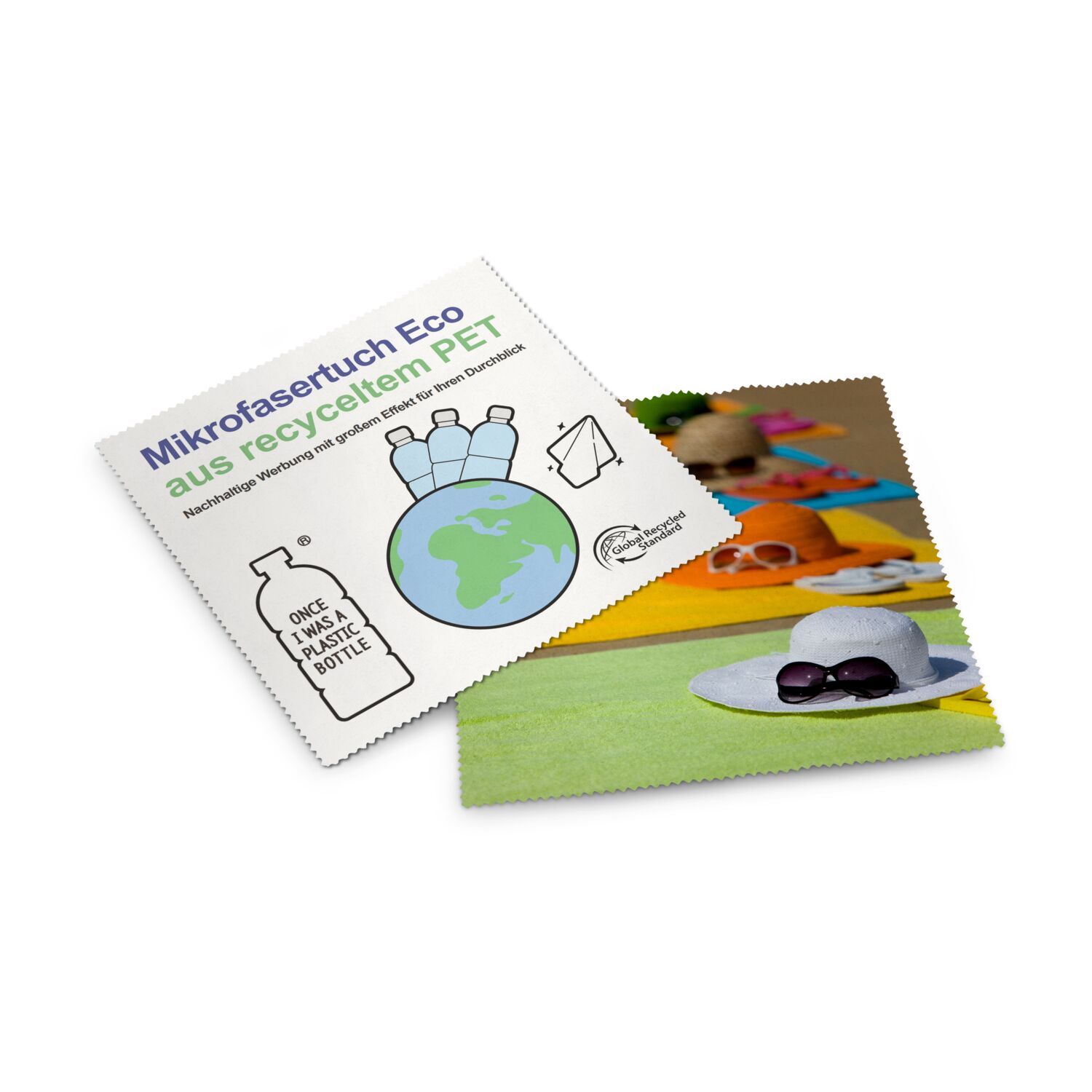 Ideal zur Reinigung glatter Oberflächen wie Bildschirme, Handydisplays oder Brillengläser. Geliefert in Schutzetui mit Klettpunkt.