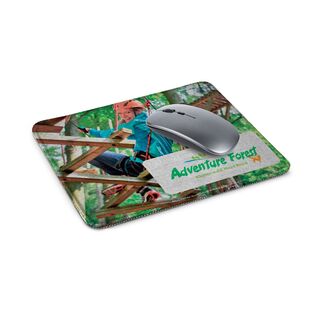 Mousepad Premium aus Mikrofaser und Naturkautschuk 24 x 20 cm, inkl. Polybeutel