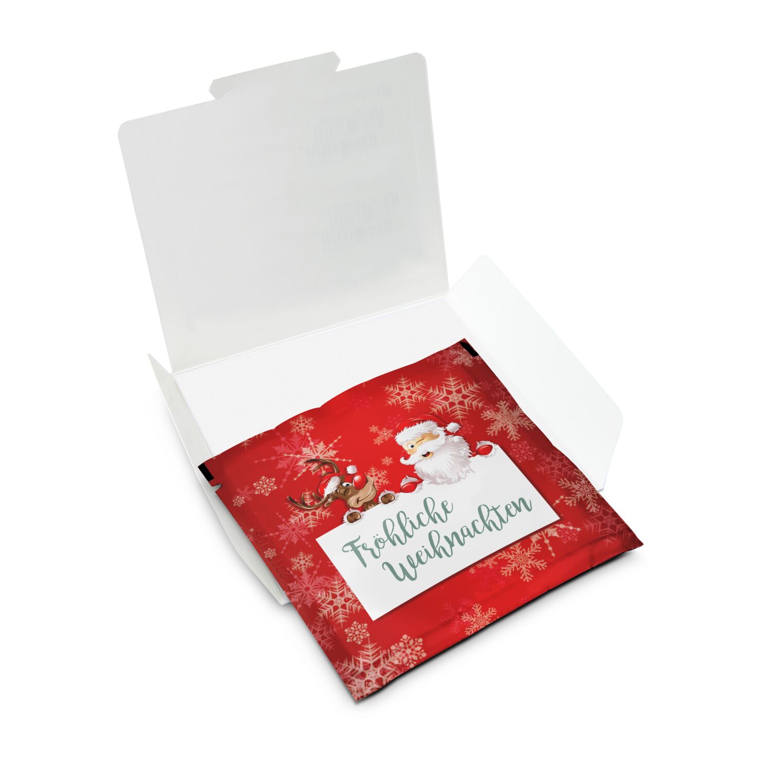 Badesalz Sachet im individuellen Mäppchen Fröhliche Weihnachten