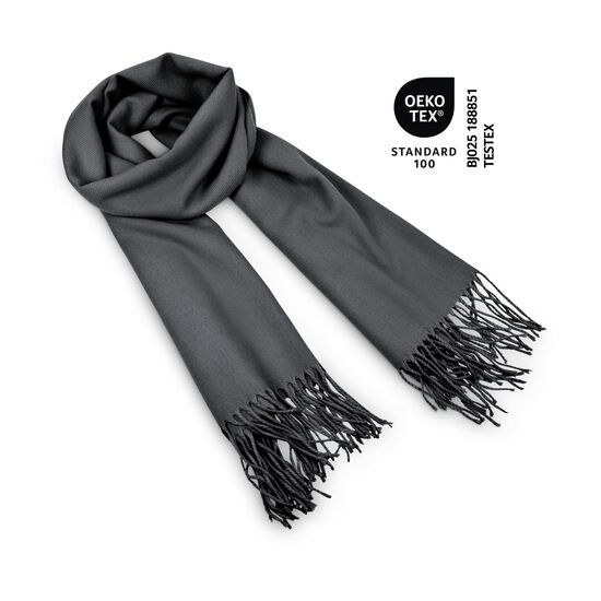 Schal Modena anthrazit - 60 x 180 cm, 230 g/m²