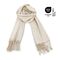 Schal Modena beige - 60 x 180 cm, 230 g/m²