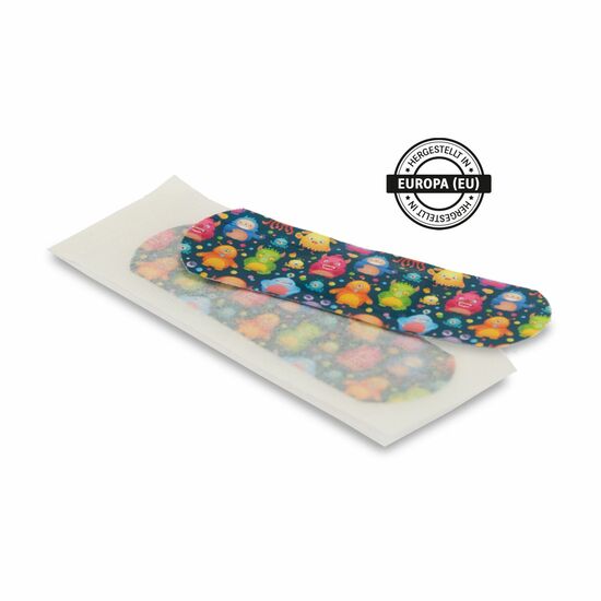 Individuelles Pflastermäppchen (ca. 40 x 95 mm) inkl. 4c Druck, idealer Mailing & Give-Away Artikel. 4 Pflaster hergestellt in Europa.