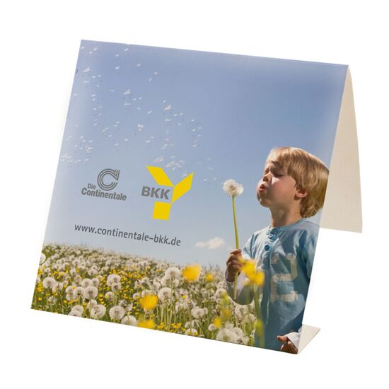 Kartonbriefchen inkl. 4c Druck (94 x 94 mm) + 4 Hydrocolloid-Blasenpflaster à 70 x 40 mm hergestellt in Europa