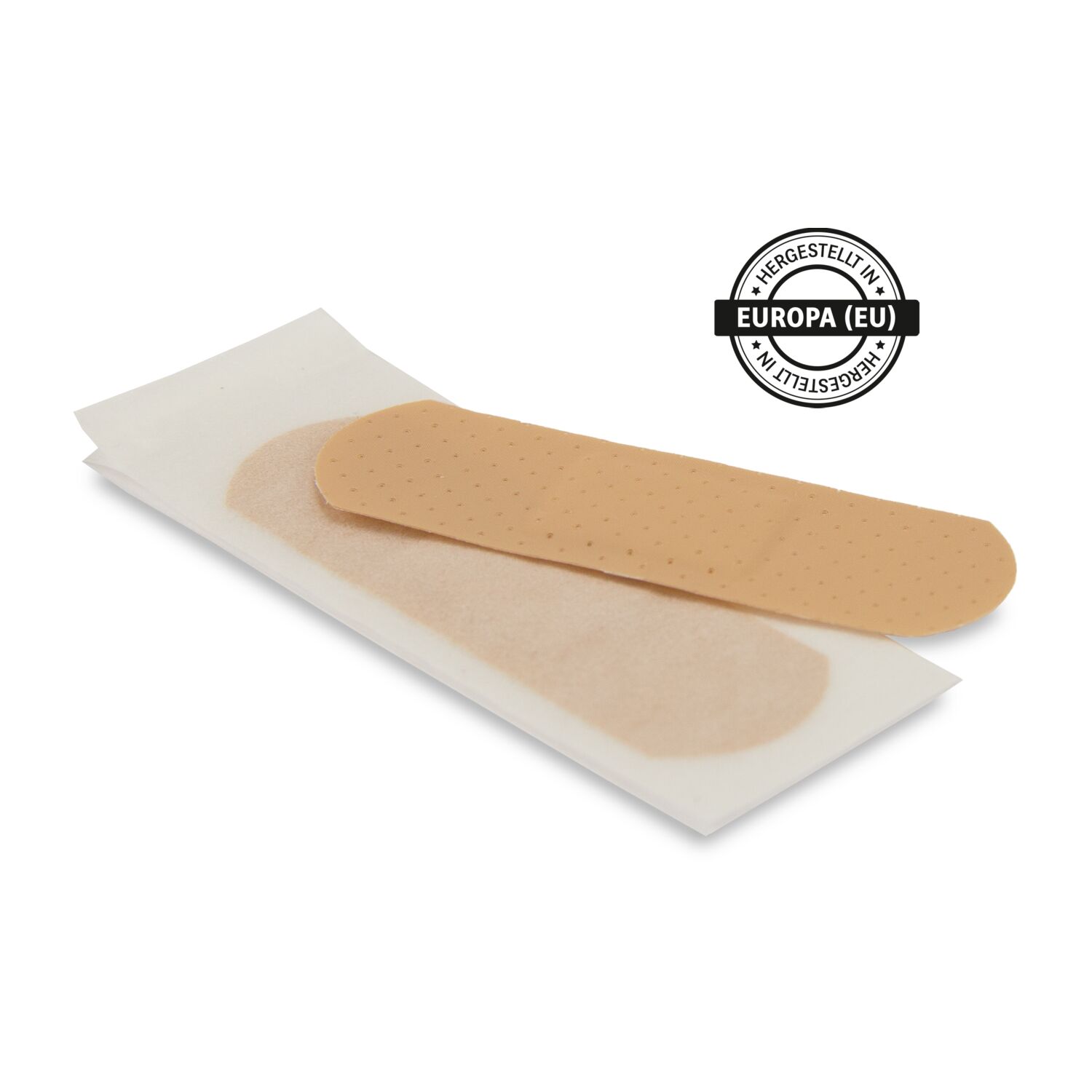 Pflastermäppchen PVC, Mäppchen (104 x 60 mm), 10 Pflaster à (60 x 20 mm), hergestellt in Europa, inkl. 4c Einleger