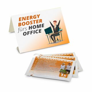 Mailing & Give-Away Mäppchen mit 3 kraftspendenden Aroma Patches, hergestellt in Europa