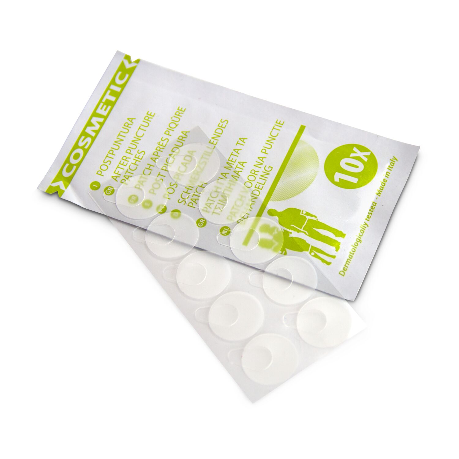 Mailing & Give-Away Mäppchen mit 20 juck- & schmerzlindernden Patches, hergestellt in Europa