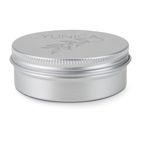 Festes Shampoo Zitrone-Minze (58 g) in Aluminiumdose mit Sheabutter. Ergiebige Alternative zu Shampoo.